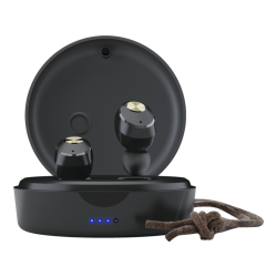 Bluetooth Kopfhörer | SUDIO Nivå - True Wireless Kopfhörer (In-ear, Schwarz/Gold)