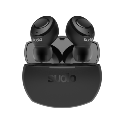 Bluetooth és vezeték nélküli fejhallgató | SUDIO Tolv R - True Wireless Kopfhörer (In-ear, Schwarz)