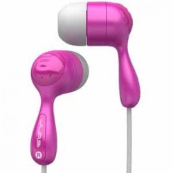 JLab Audio JBuds with Mic Hi-Fi Earbuds - Pink
