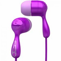 JLab Audio JBuds with Mic Hi-Fi Earbuds - Purple