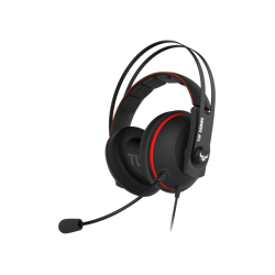 ASUS TUF Gaming H7 Gaming Headset, Fekete/Piros