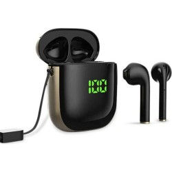 Casque Bluetooth | Livadi WK60 Tws Şarj Göstergeli Bluetooth Kulaklık Kulak - Gold