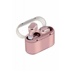 Schulzz | Tws Air Luxury Kablosuz Bluetooth Mikrofonlu Kulaklık Rose Gold