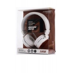 Mastek | Sh16 Bluetooth 4.2 Kulaklıklar Fm Handsfree Kulaklık Beyaz