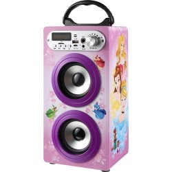 Volkano | Volkano Disney Prensesler Bluetooth Hoparlör Karaoke Seti Lisanslı DY-10505-PR)