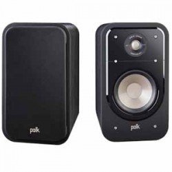 Polk Audio S20 American HiFi Home Theater Bookshelf Speaker - Black