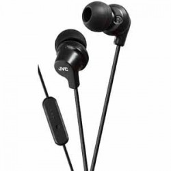 JVC HAFR15B Colorful In-ear Black Wired Mic 1-button remote