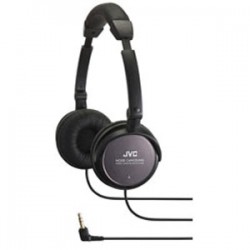 Headphones | JVC HANC80 STEREO NOISE CANCEL HEADPHONES, DUAL MODE 75%NOISE REDUCTION, CASE
