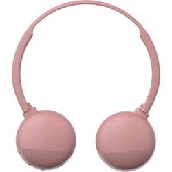 JVC Lightweight Over-Ear Wireless Headphones - Pink