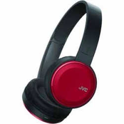 JVC Colorful Bluetooth Over Ear Headphones - Red