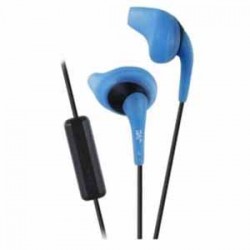 JVC Gumy Sport In-Ear Headphones with Microphone - Blue