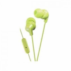 JVC HAFR15G Colorful In-ear Green Wired Mic 1-button remote