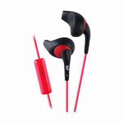 JVC Gumy Sport In-Ear Headphones with Microphone - Black