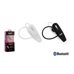 Bluetooth Kulaklık | Snopy Sn-Bt10 Küçük Siyah-Beyaz Bluetooth Mono Kulaklık