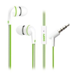 In-ear Headphones | Snopy SN-206 Mobil Telefon Uyumlu Fosforlu Kablo Kulak içi Yeşil Mikrofonlu Kulaklık