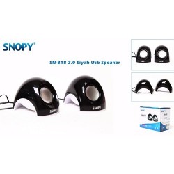 SNOPY | Snopy SN-818 2.0 Siyah Usb Mini Speaker