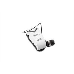 Ακουστικά Bluetooth | Snopy Sn-Bt9 Mobil Telefon Uyumlu Kulağa Takılan Kablolu Küçük Beyaz Bluetooth Kulaklık
