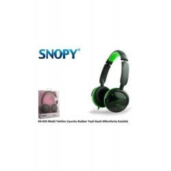 SNOPY | SNOPY SN-045 SİYAH-YEŞİL BAŞ ÜSTÜ TEK JAKLI