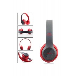 Bluetooth Kulaklık Mp3 Fm Solo 2 Beats Model Kulaküstü - P47 Kırmızı