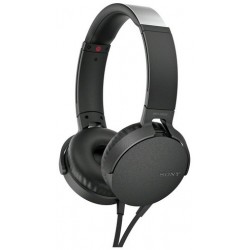 Sony MDR-XB550AP On-Ear Headphones - Black