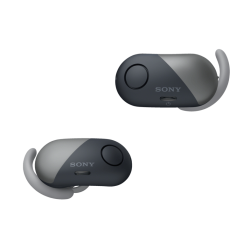 Bluetooth Kopfhörer | SONY WF-SP700NB - True Wireless Kopfhörer (In-ear, Schwarz)