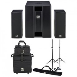 LD Systems Dave 8 Roadie Bundle