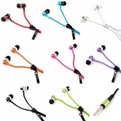 In-ear Headphones | Megatech Mg01 Fermuarlı Kulaklık Kırmızı