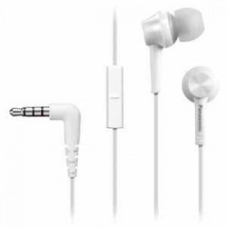 Panasonic RP-TCM115P-W In Ear Headphones Built in microphone White Color