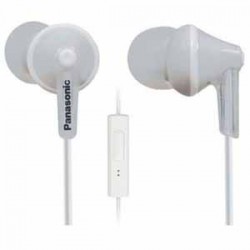 Panasonic ErgoFit In-Ear Earbud Headphones with Mic - White