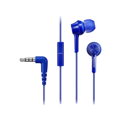 Fejhallgató | PANASONIC RP-TCM115E-A  fülhallgató mikrofonnal, kék