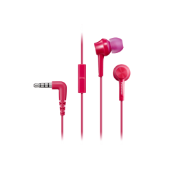 Ecouteur intra-auriculaire | PANASONIC RP-TCM115E-P, In-ear Kopfhörer  Pink