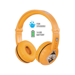 Bluetooth ve Kablosuz Kulaklıklar | ONANOFF Casque audio Bluetooth pour enfants Buddyphones Play Safari Yellow (BT-BP-PLAY-SAFARI)
