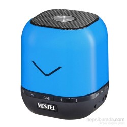 VESTEL | Vestel Desibel H300 Bluetooth Mini Hoparlör (Mavi)