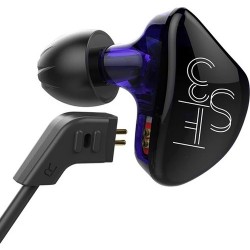 In-ear Headphones | Kz Es3 Dynamic Hybrid Dual Driver Kulak İçi Kulaklık - Siyah