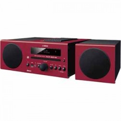 Speakers | Yamaha Micro Component System with Bluetooth Wireless Streaming - Red