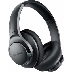 Bluetooth Headphones | Anker Soundcore Life Q20 Bluetooth Kablosuz Kulaklık - Aktif Gürültü Önleyici ANC - 40 Saate Varan Şarj Süresi -Siyah -A3025