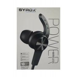 Syrox | S32 Bluetooth Mıknatıslı Kulakiçi Spor Kulaklık(siyah)