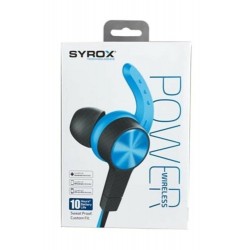 Syrox | Bluetooth'lu Mıknatıslı Kulak Içi Spor Kulaklık Çift Bataryalı