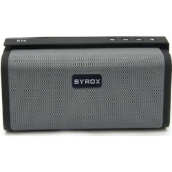 Syrox Radyolu Süper Bass Bluetooth Hoparlör SYX-S14 - Gri