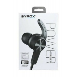 Syrox | Çift Bataryalı Bluetooth Çiftli Kulaklık S32- Siyah Renk