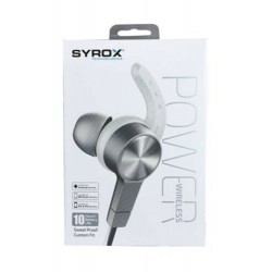 Syrox | Çift Bataryalı Bluetooth Çiftli Kulaklık S32-beyaz Renk