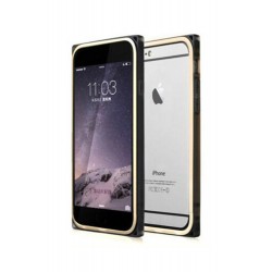 Baseus | Rigid Soft iPhone 6 / 6S Gold Metalik Kenarlı Silikon Bumper Kılıf