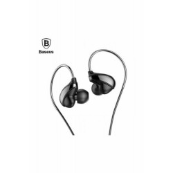 Baseus | Encok Wire H05 Serisi 3.5mm Kulakiçi Mikrofonlu Kulaklık Siyah