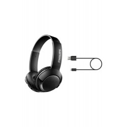 Bluetooth Kulaklık | Siyah Bass+ Kafa Bantlı Bluetooth Kulaklık SHB3075BK/00