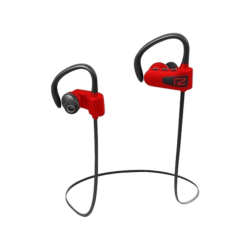 Casque Bluetooth | R2 Hero - Bluetooth Kopfhörer mit Ohrbügel (In-ear, Rot)