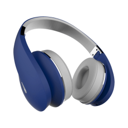 Bluetooth ve Kablosuz Kulaklıklar | R2 Galaxia - Bluetooth Kopfhörer (On-ear, Blau/Weiss)
