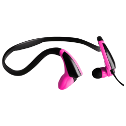 Ecouteur intra-auriculaire | R2 Runner - Kopfhörer mit Nackenbügel (In-ear, Schwarz/Pink)