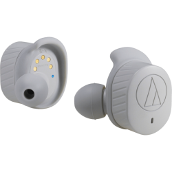 Casque Bluetooth | AUDIO TECHNICA Écouteurs sans fil ATH-SPORT7TW Gris (ATH-SPORT7TWGY)