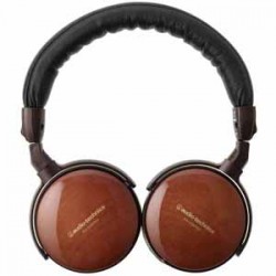 Audio Technica | AUDIO-TECHNICA ESW990H ON-EAR WOODEN HP CABLE W/MIC & CONTROLS 42MM DRIVERS