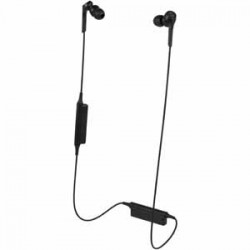 Audio Technica ATH-CKS550XBTBK Solid Bass® Wireless In-Ear Headphones, Black